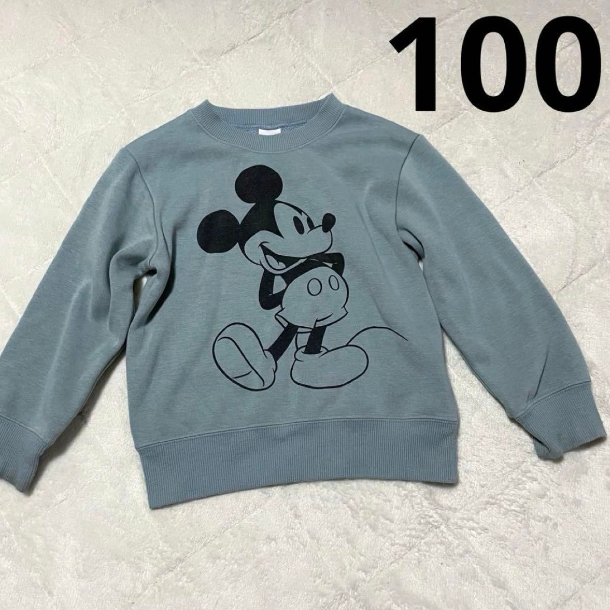 100 120 ミッキーマウス　トレーナー　裏起毛　セット　まとめ売り　兄弟 Disney スウェット