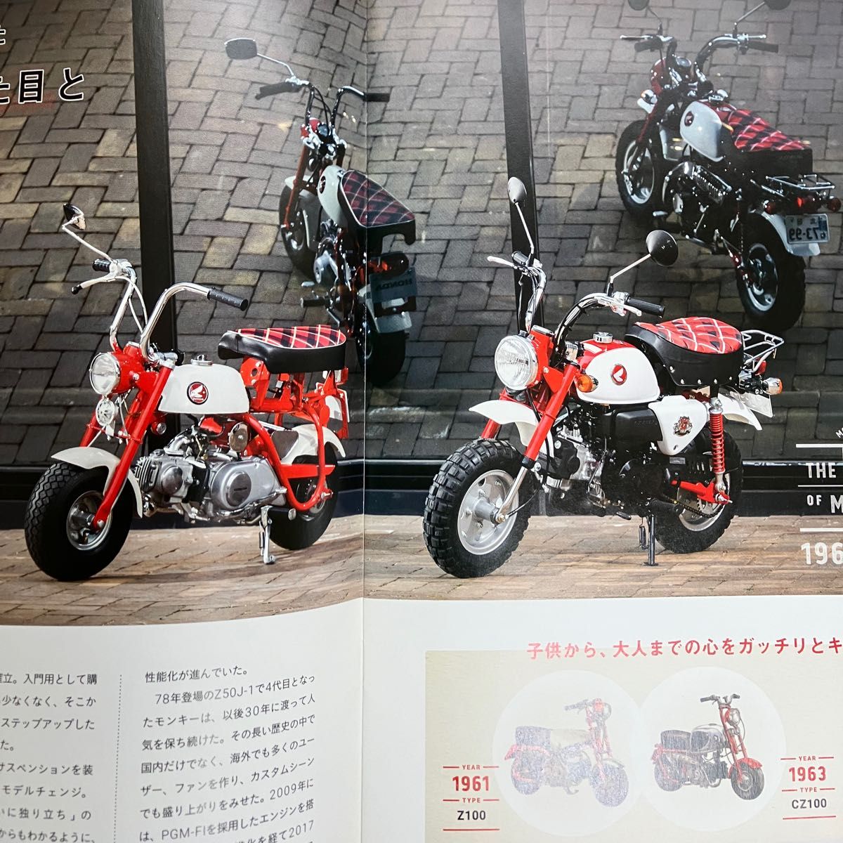 ホンダ　モンキー　50周年　カタログ