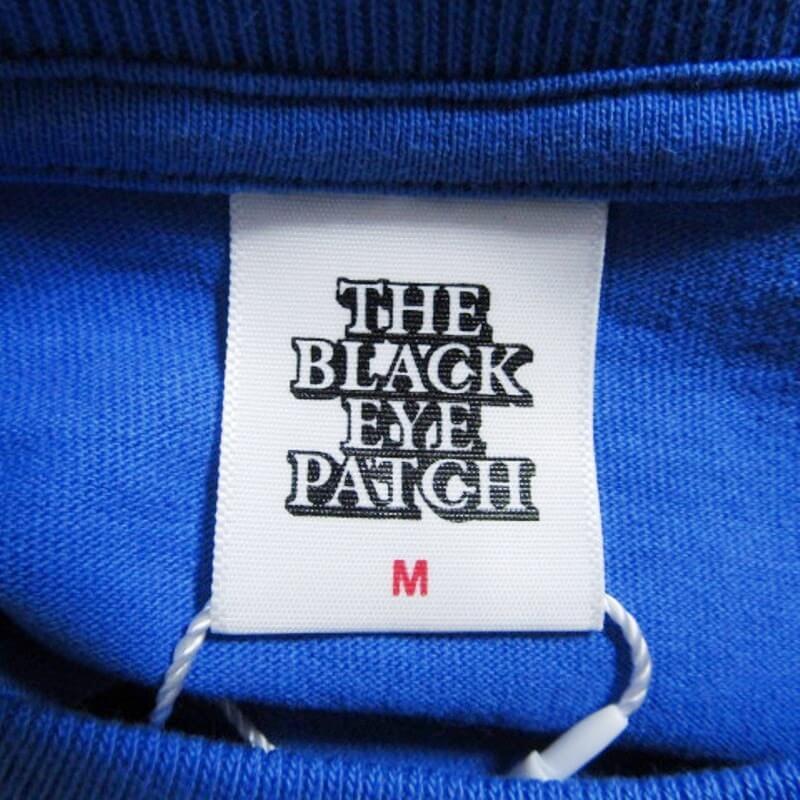 未使用 BlackEyePatch ブラックアイパッチ 半袖Tシャツ BEPSS22EI46 22SS PRICE LABEL SMILE TEE プライスラベル ブルー M 27105240_画像5