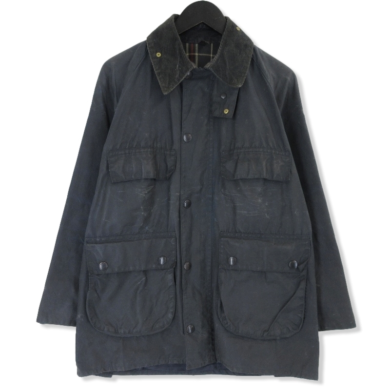 Barbour バブアー オイルドジャケット A105/BEDALE 1988年製 3ワラント オールド ヴィンテージ ビデイル ネイビー C34 71008852