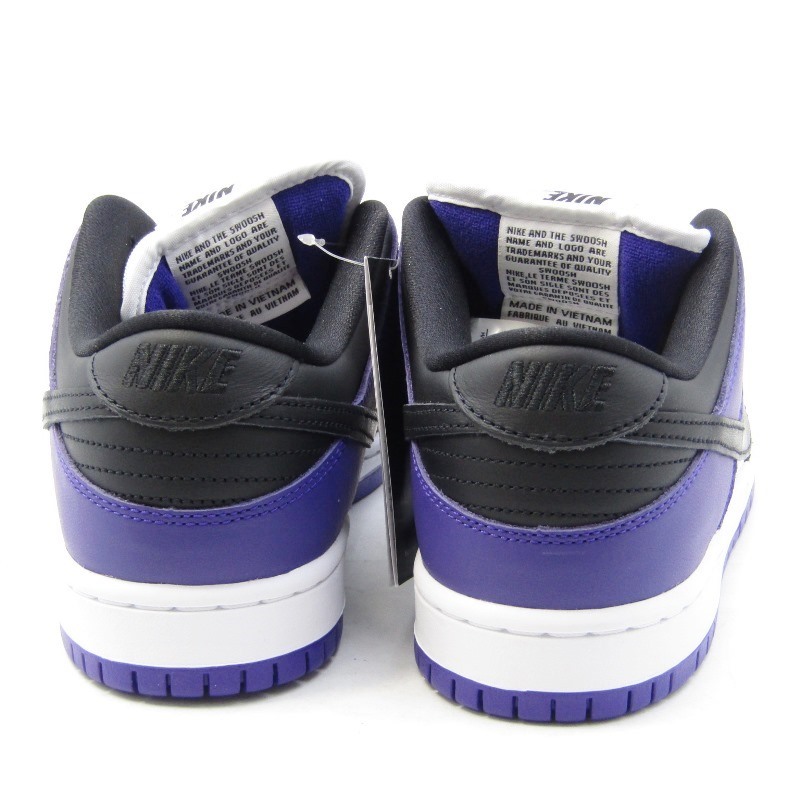 未使用 NIKE ナイキ 26cm SB DUNK LOW PRO BQ6817-500 ダンク ロー プロ パープル COURT PURPLE/WHITE/BLACK 61000327_画像3