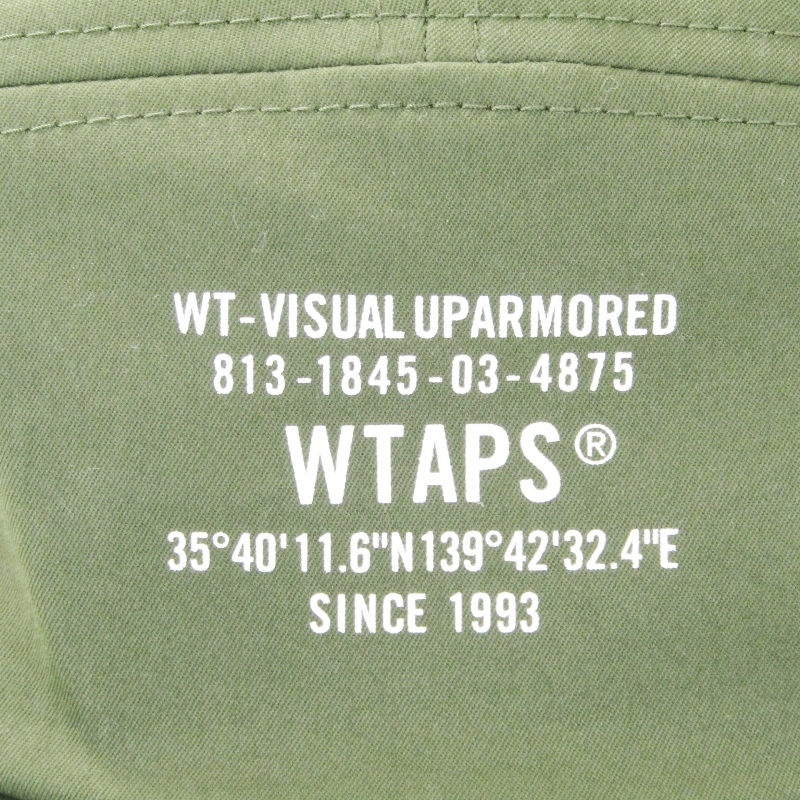 未使用 WTAPS ダブルタップス 5パネル キャップ 232HCDT-HT06 T-5 01 CAP オリーブ F 22000363_画像8