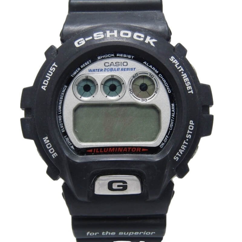 電池切れ CASIO G-SHOCK Gショック DW-6900WF-1T 1998年フランスFIFAワールドカップ記念モデル ブラック 30012720_画像1