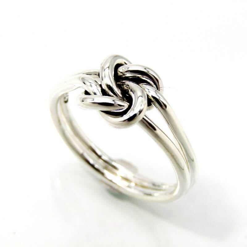 未使用 XOLO JEWELRY ショロ リング Double Knot Ring Small L XOR028 ダブルノット スモール 2連 SV925 TAXCO 19号 28007243