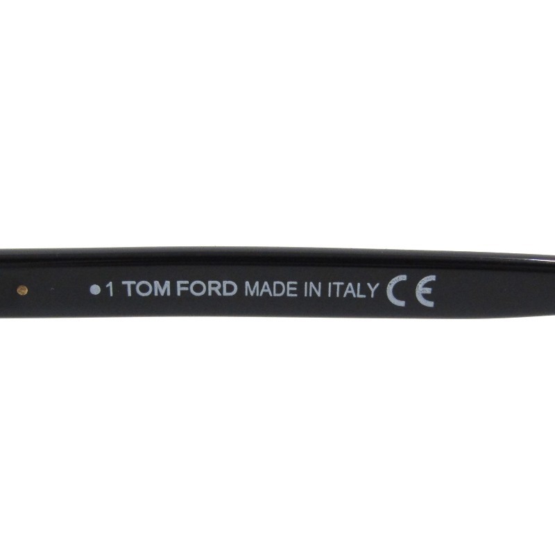 美品 TOM FORD トムフォード メガネフレーム TF5818-F-B スクエア フルフィット アジア規格 イタリア製 ブラック/ゴールド 50017477_画像4