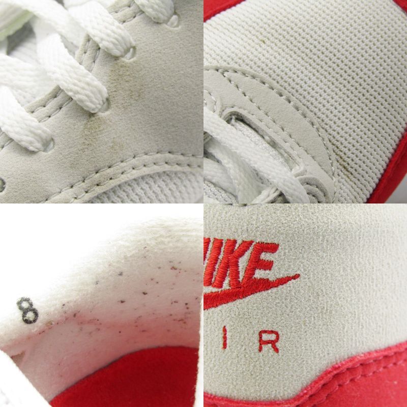 NIKE ナイキ 26cm AIR MAX 1 86 OG Big Bubble DQ3989-100 WHITE/UNIVERSITY RED-LIGHT NEUTRAL GREY 22000383_画像7