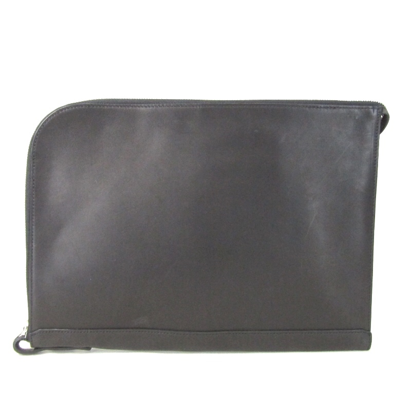 WILDSWANS wild Swanz clutch bag DOCUMENTO document case leather original leather L character fastener black black 61000391