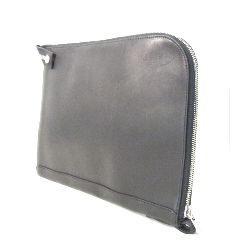 WILDSWANS wild Swanz clutch bag DOCUMENTO document case leather original leather L character fastener black black 61000391