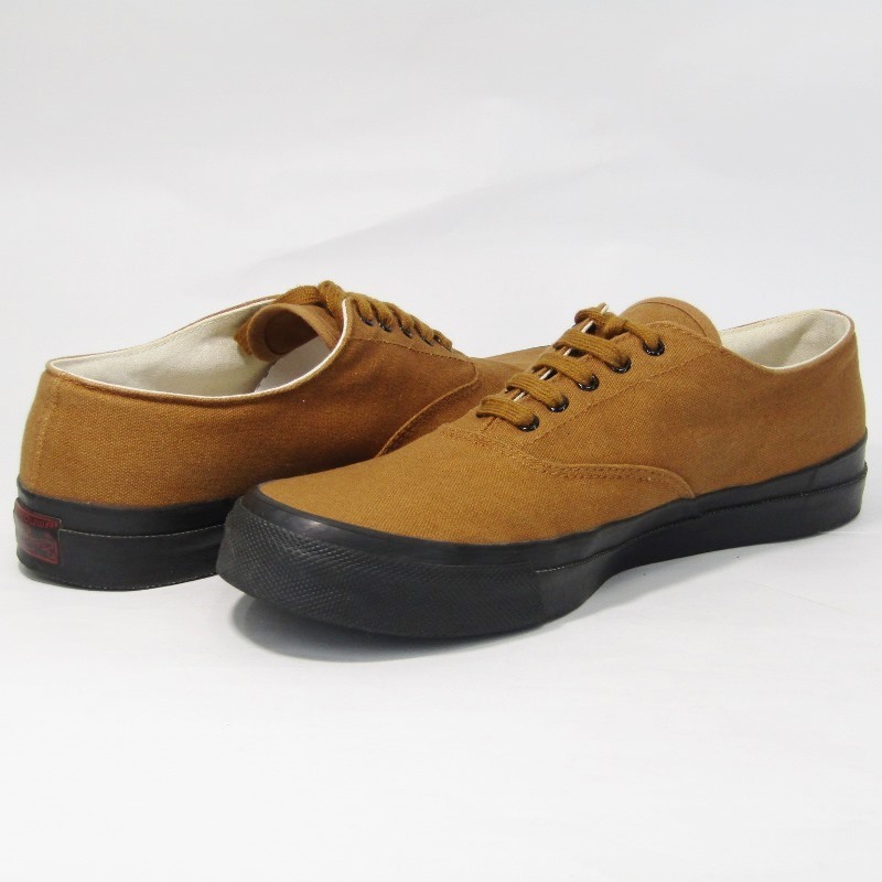  beautiful goods ANATOMICA BY WAKOUWA hole Tomica 27.5cm deck shoes G18-LOwakwa canvas low cut Brown 22000411