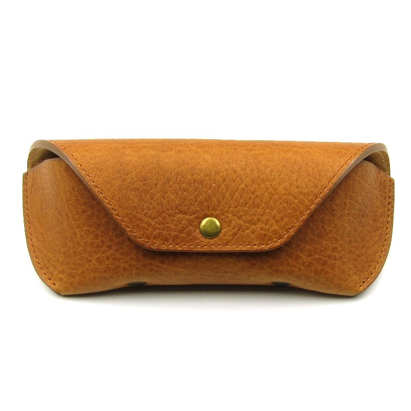 未使用 DIFFUSER ディフューザー メガネケース SG1091 HORWEEN LEATHER EYEWEAR CASE Waxed Brown/Natural 24002774_画像1