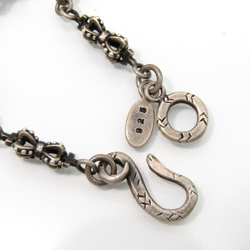 JUSTIN DAVIS ジャスティンデイビス ネックレス SNJ106 DOUBLE CROWN CHAIN NECKLACE ダブルクラウン チェーン SV925 28007309_画像4