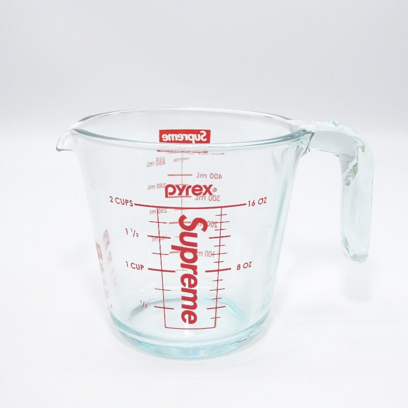 未使用 Supreme シュプリーム メジャーカップ 19AW Pyrex 2-Cup Measuring Cup パイレックス 計量カップ ガラス製 別注 クリア 28007349_画像2