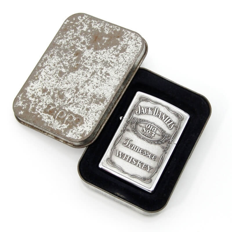 未使用 ZIPPO ジッポー JACK DANIEL'S 250JD 427 1998年製 ジャックダニエル ピューターエンブレム メタル貼り 28007297_画像8