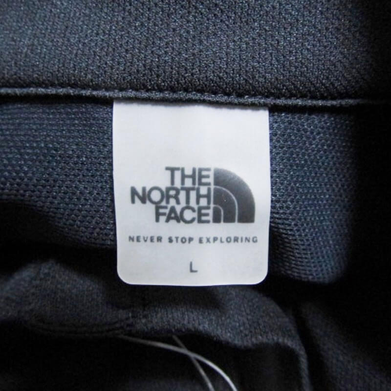 未使用 THE NORTH FACE ノースフェイス ショートスリーブフラッシュドライライトジップアップ FlashDry Light Zip Up ブラック L 27105442の画像6