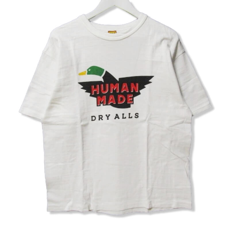 HUMAN MADE ヒューマンメイド 半袖Tシャツ HM20TE008 ダック Tee プリント 日本製 ホワイト 白 XL 27105427_画像1