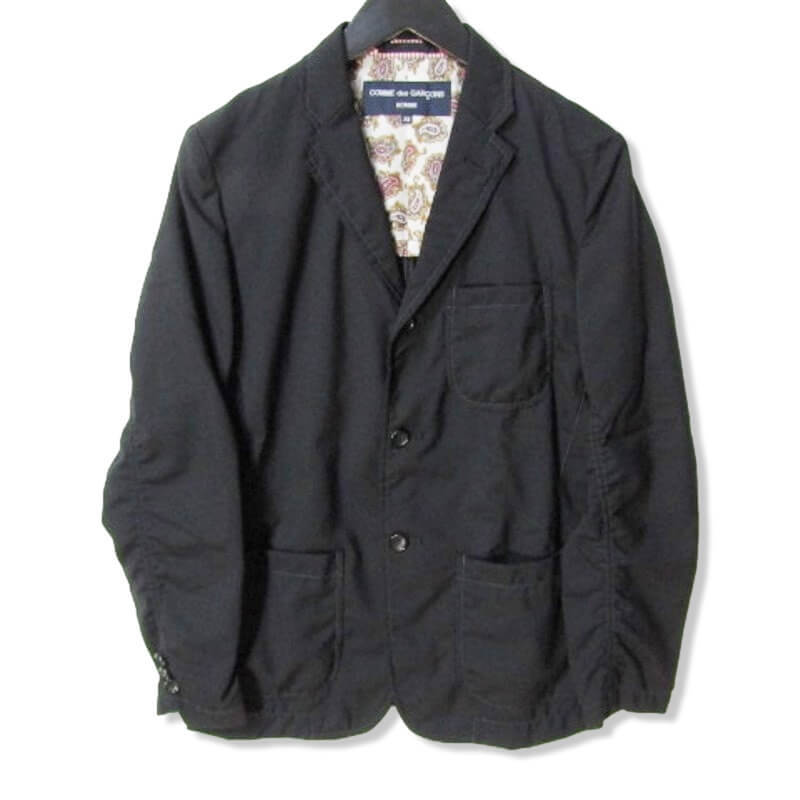 COMME des GARCONS HOMME Comme des Garcons Homme tailored jacket HK-J012 3. unlined in the back made in Japan peiz Lee black black XS 27105443