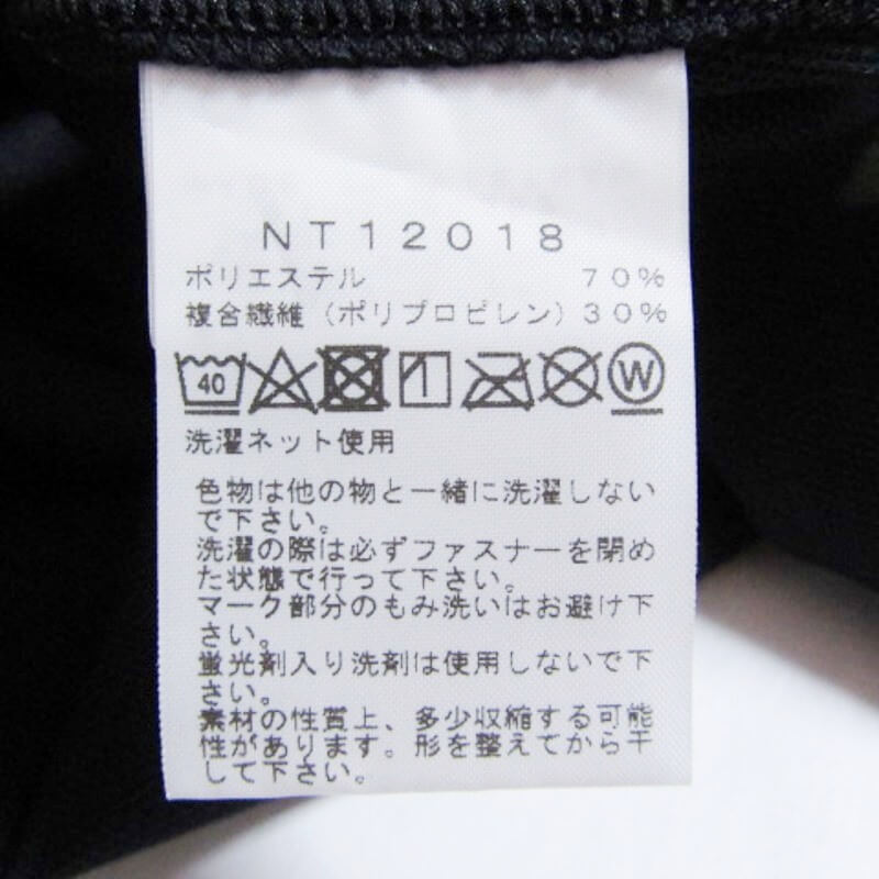 未使用 THE NORTH FACE ノースフェイス ショートスリーブフラッシュドライライトジップアップ FlashDry Light Zip Up ブラック L 27105442の画像8