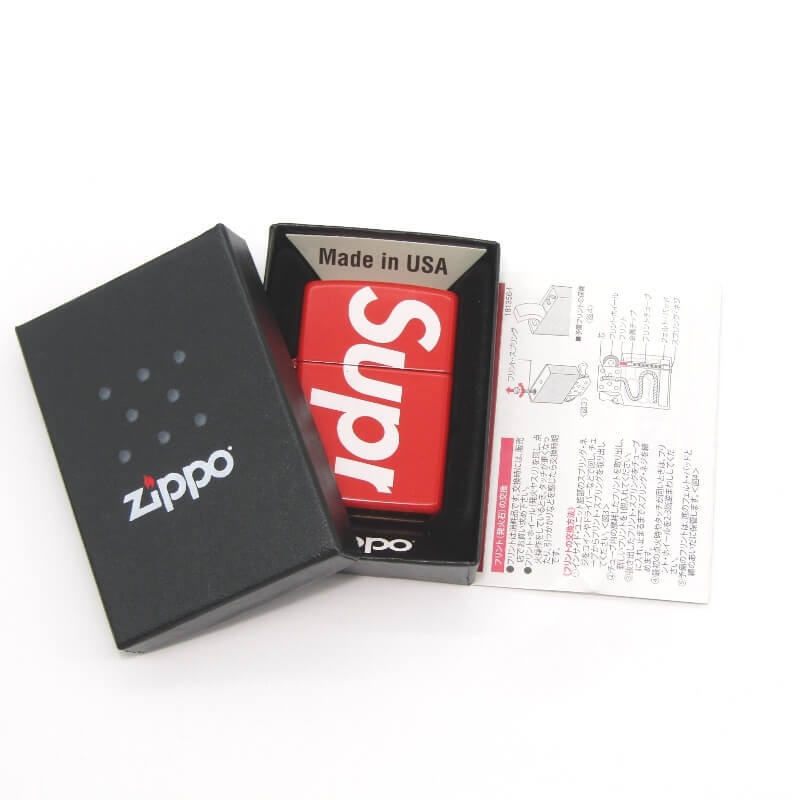 Supreme シュプリーム オイルライター 21SS Logo Zippo ジッポー 2020年製 ロゴ ライター USA製 28007357_画像9