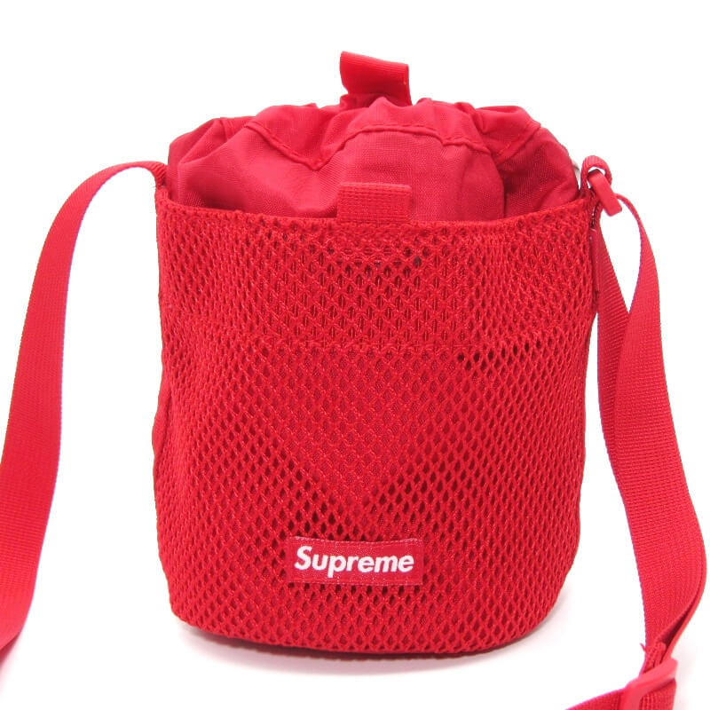 美品 Supreme シュプリーム スモールシンチポーチ 2023AW Small Cinch Pouch ショルダーバッグ FW23B14 巾着 レッド 28007380の画像2