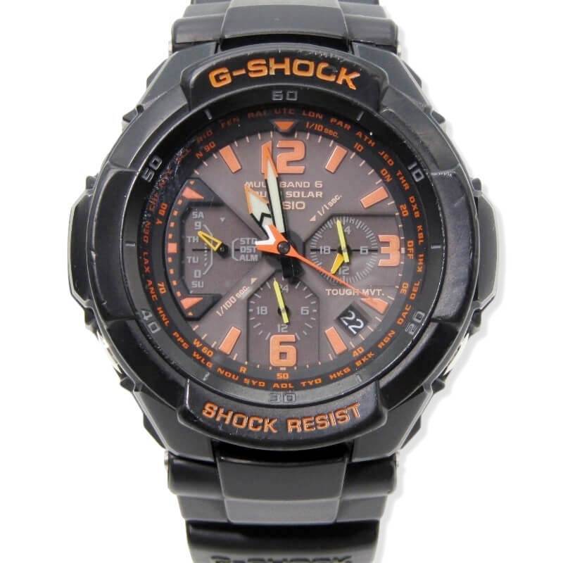 CASIO G-SHOCK G shock GW-3000B-1AJF Sky Cockpit gravity master radio wave solar analogue black black 28007365