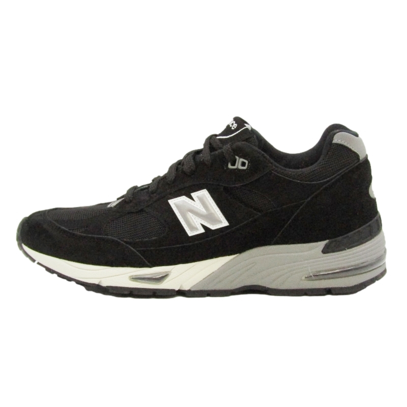 美品 New Balance ニューバランス 27cm M991EKS UK製 海外限定 ピッグスキンスエード メッシュNdurance ブラック 黒 24002828の画像1