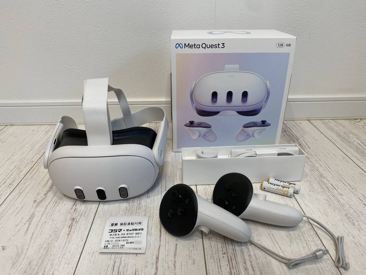 メタクエスト3 Meta Quest 3 128GB　VR 中古　送料込み　_画像1