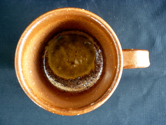 信楽焼 カップ&ソーサー 2客セット へちもん コーヒー 紅茶 和風食器 陶器 しがらきやき _画像5