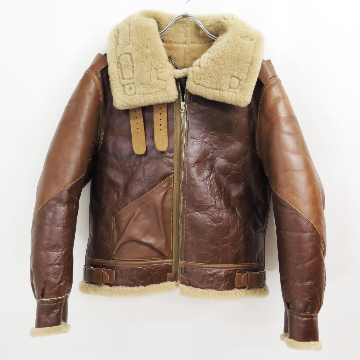 熱い販売 38 JACKET FLIGHT B-3 WEAR ROUGH EASTMAN AC17756