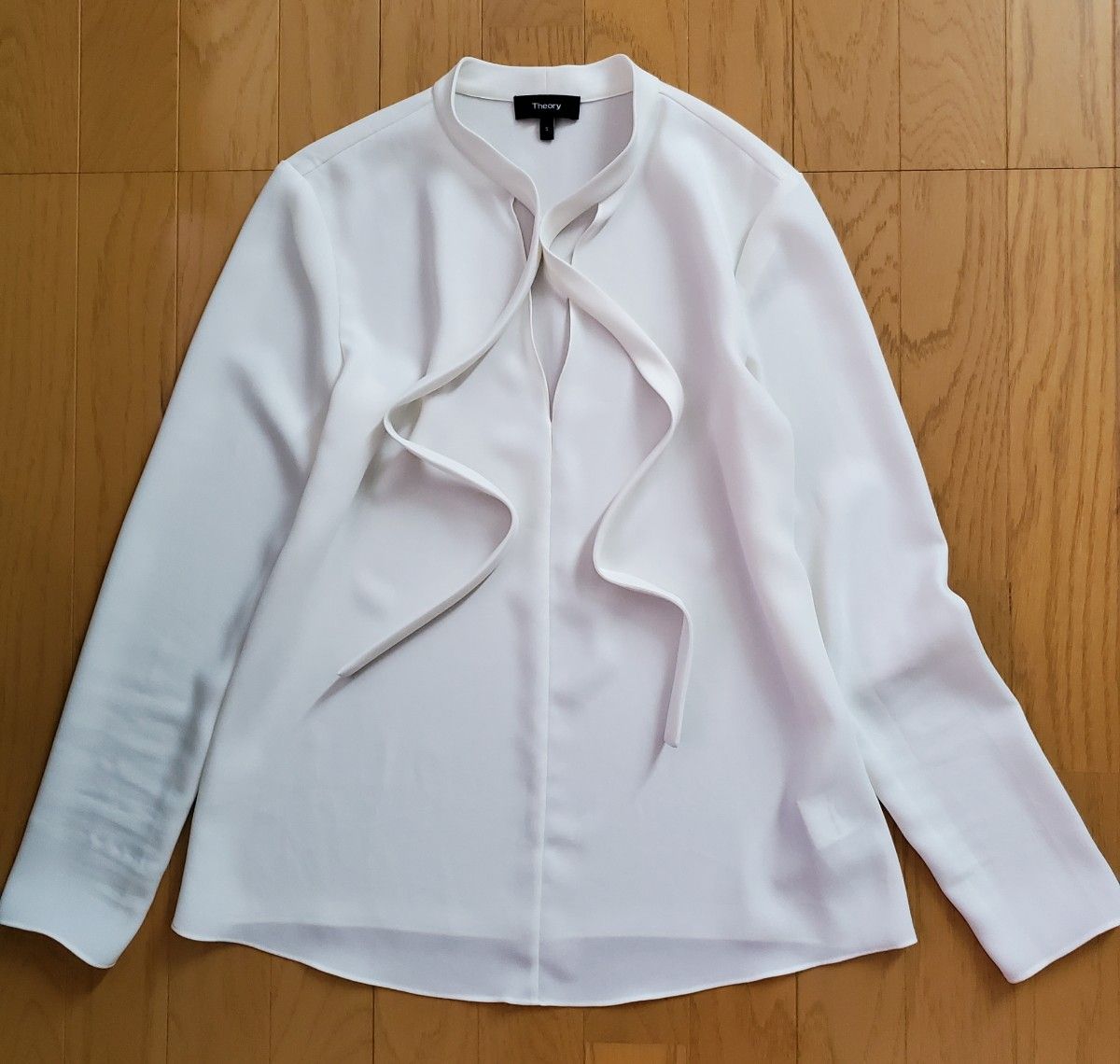 Theory 20aw セオリープルオーバーボウタイブラウスS 白0308211 Theory 20aw セオリープルオーバーボウタイブラウスS 白0308211