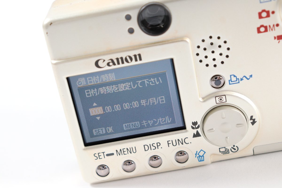 【2点】CANON キャノン IXY DIGITAL 30a 5.4-10.8mm/700 7.7-23.1mm 1:2.8-3.9/4.9 コンパクト デジタルカメラ 箱 説明書付き 1206-TE_画像8