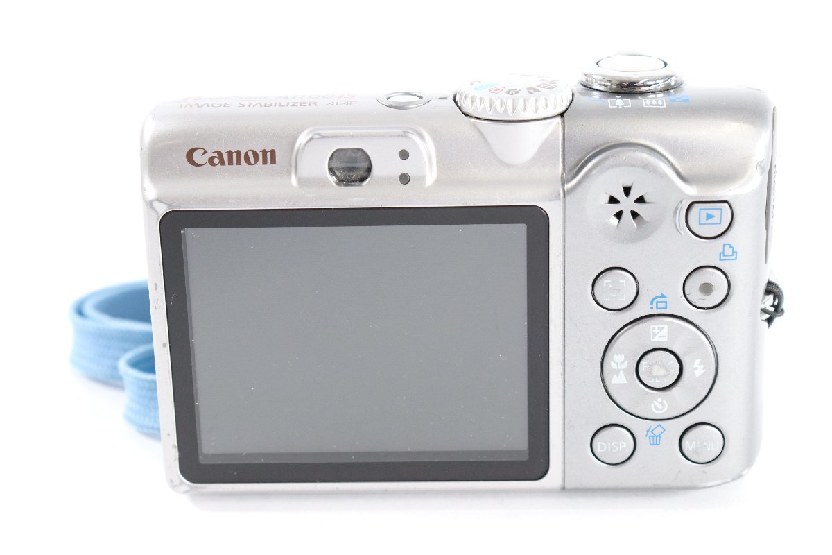 Canon キャノン PowerShot A1100 IS 単三電池仕様 コンパクトデジタルカメラ シルバー 1163-KF　_画像2