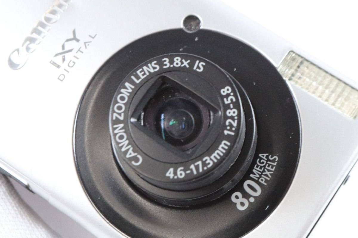 Canon キャノン IXY イクシー DIGITAL 910 IS PC1249 4.3V コンパクトカメラ デジタルカメラ シルバー 1271-RM_画像7