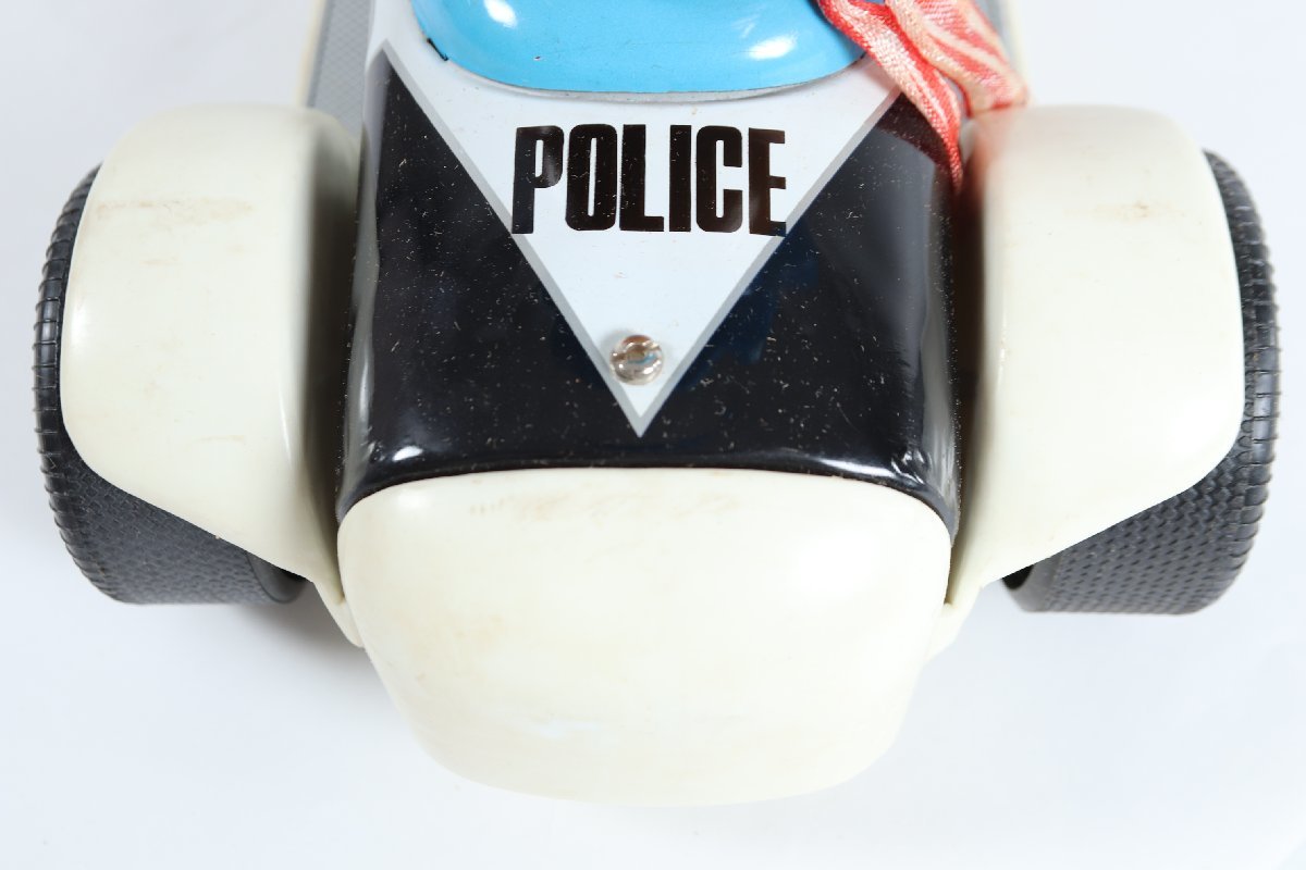 増田屋 デコちゃんパトカー POLICE パトカー ブリキ おもちゃ 玩具 レトロ 1340-AS_画像8
