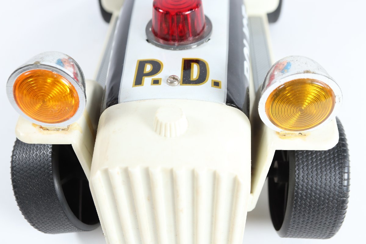 増田屋 デコちゃんパトカー POLICE パトカー ブリキ おもちゃ 玩具 レトロ 1340-AS_画像6