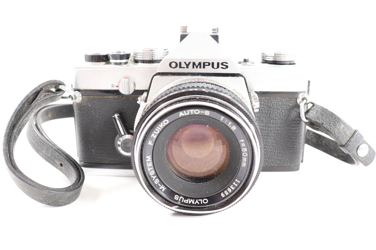 OLYMPUS オリンパス M-1 M-SYSTEM F.ZUIKO AUTO-S 50mm F1.8/単焦点レンズ OM-SYSTEM AUTO-S 135mm F3.5 一眼レフ フィルムカメラ 1563-TE_画像2