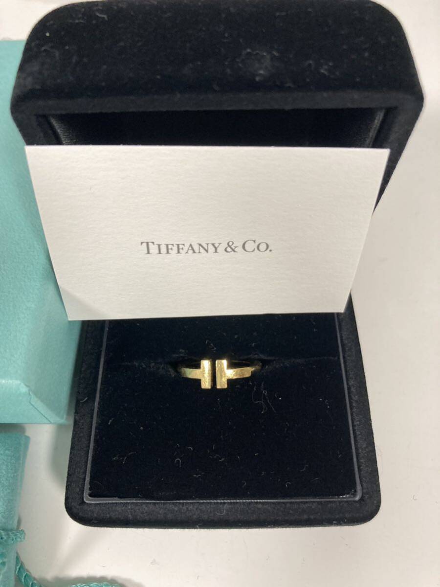 TIFFANY&Co.  ティファニー Tワイヤーリング 指輪 18K ゴールドの画像2