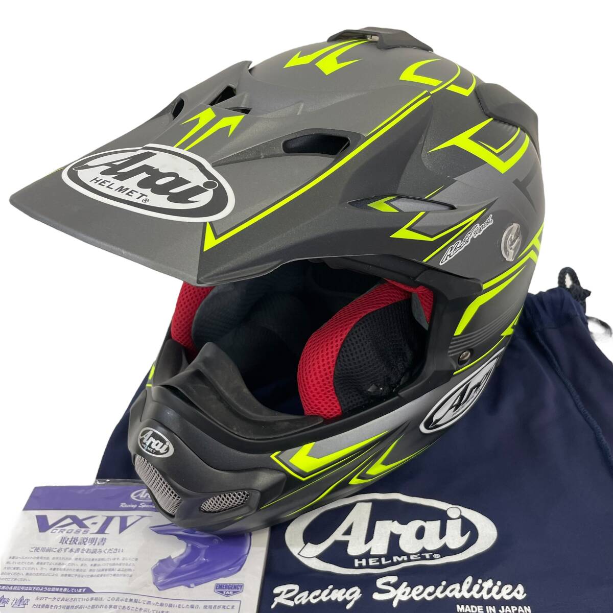 Yahoo!オークション - 【美品】 Arai アライ V-CROSS4 SLY オフ Yahoo!オークション - 【美品】 Arai アライ V-CROSS4 SLY オフ
