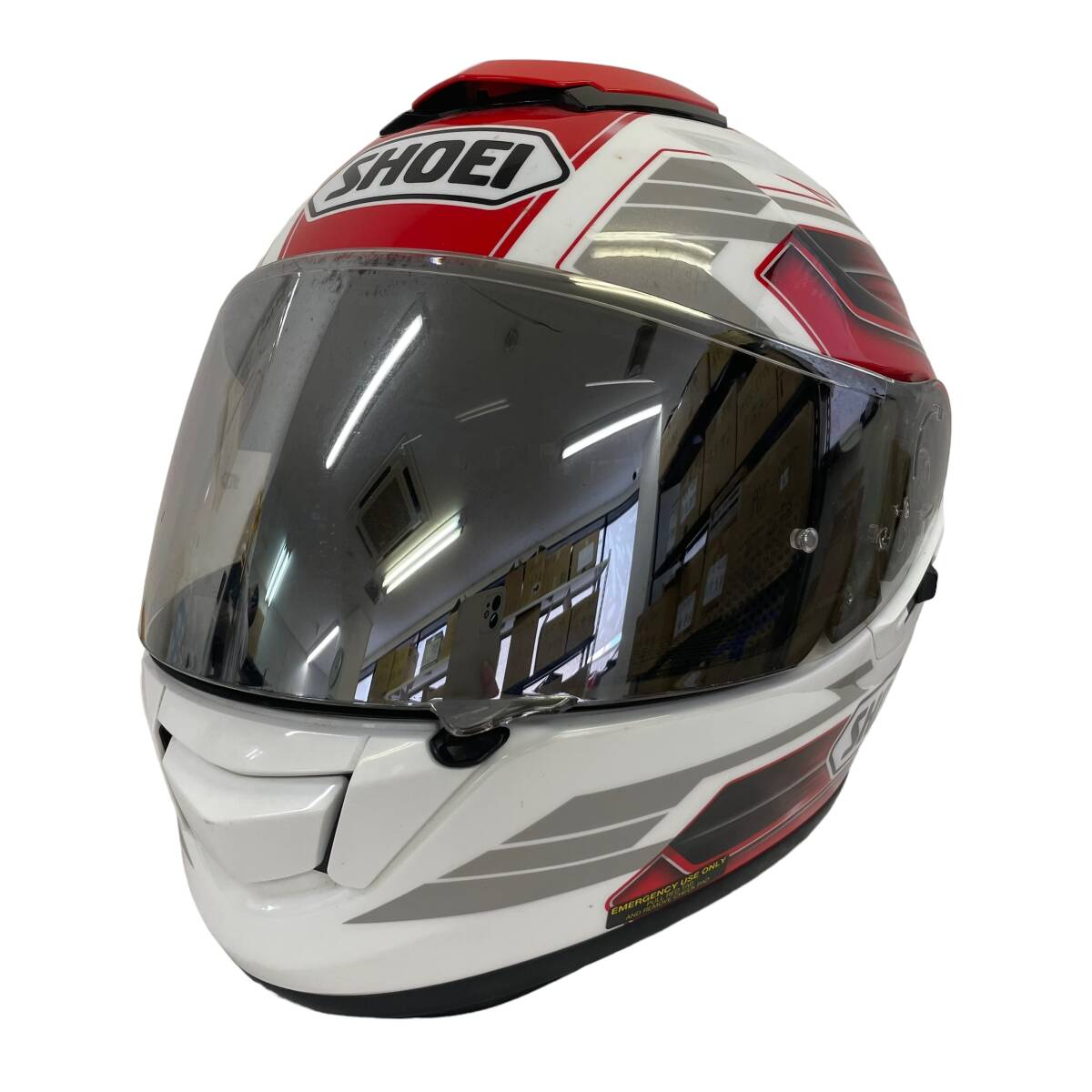 【即決】 SHOEI ショウエイ GT-Air INERTIA イネルティア フルフェイスヘルメット　※ミラーシールド付き M(57㎝)サイズ 7323-100_画像1