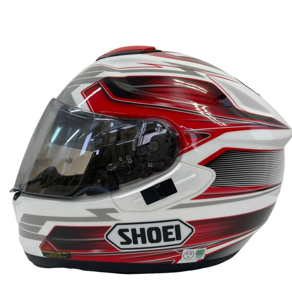 【即決】 SHOEI ショウエイ GT-Air INERTIA イネルティア フルフェイスヘルメット　※ミラーシールド付き M(57㎝)サイズ 7323-100_画像6