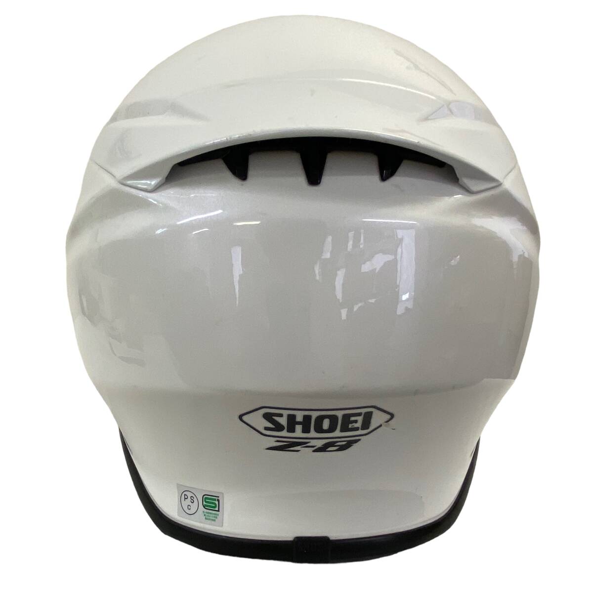 【即決】 SHOEI ショウエイ フルフェイスヘルメット Z-8 ※スモークシールド付き 白系 ホワイト系 Lサイズ 7556-100の画像6