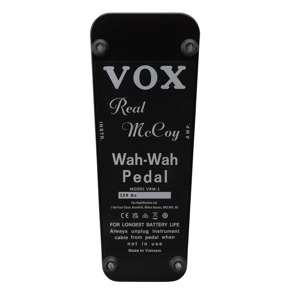 ワウペダル VOX VRM-1 Real McCoy Wah Wah Pedal ワウ ギターエフェクター ヴォックス リアルマッコイ クライド マッコイ ボックス_画像3