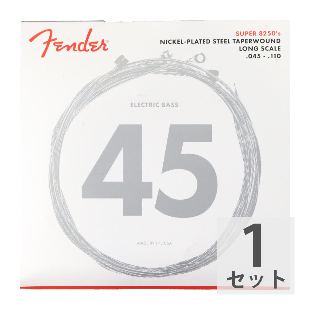 フェンダー Fender Bass Strings Nickel Plated Steel 8250M 45-110 エレキベース弦_画像1