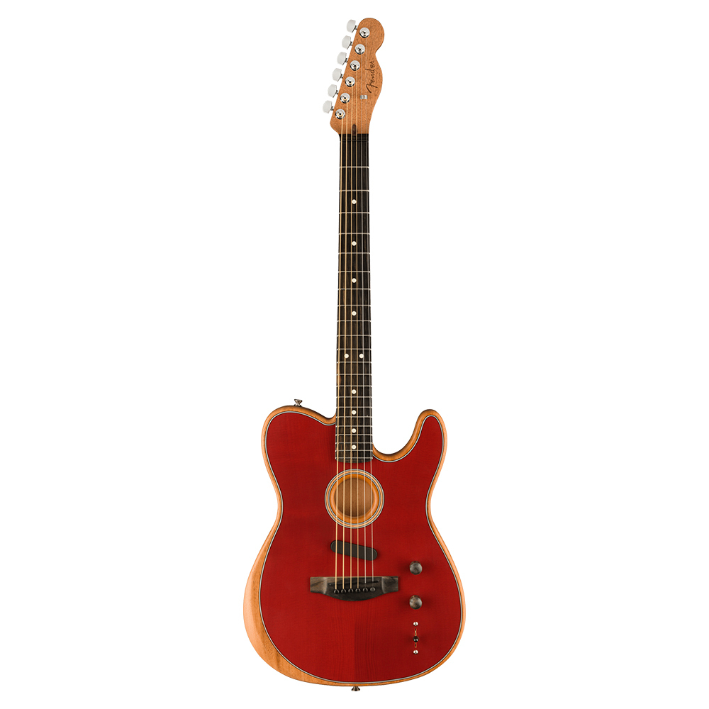フェンダー Fender American Acoustasonic Telecaster Crimson Red エレクトリックアコースティックギター アコスタソニック