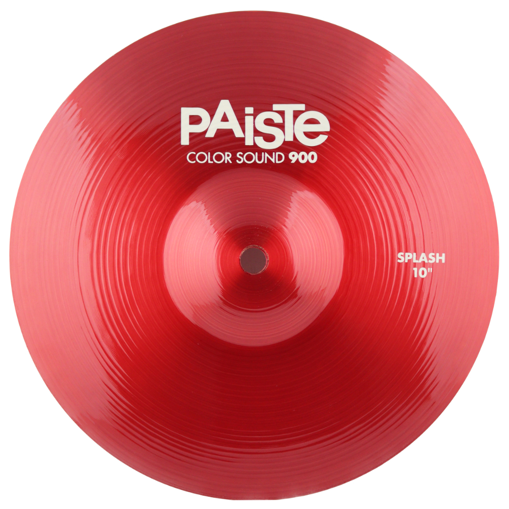 パイステ スプラッシュシンバル 10インチ Color Sound 900 Red Splash 10インチ PAISTE_画像1