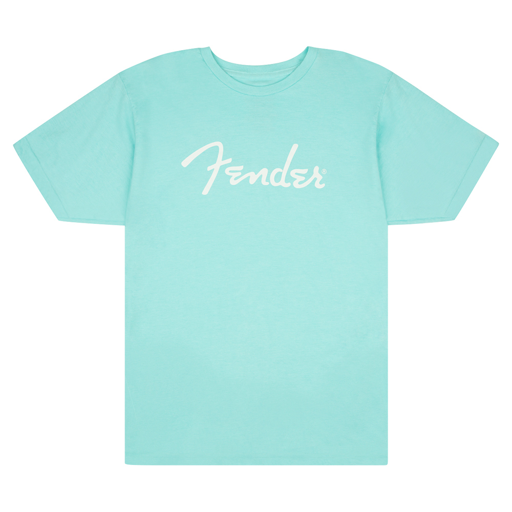 Fender Spaghetti Logo T-Shirt Daphne Blue M Tシャツ 半袖の画像1