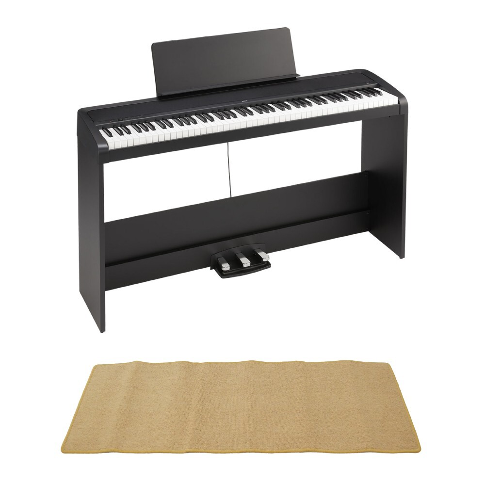 コルグ KORG B2SP BK 電子ピアノ ピアノマット(クリーム)付きセット