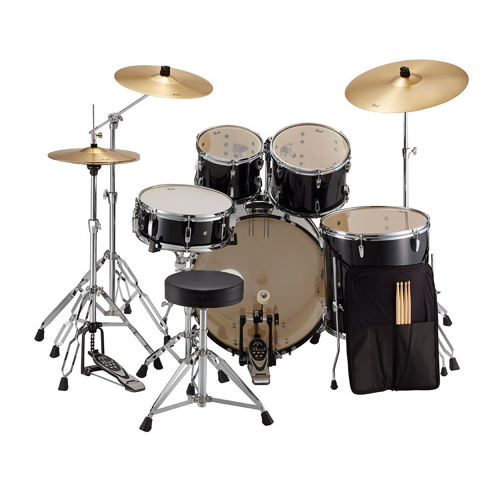  pearl drum set Pearl ROADSHOW RS525SCWN/C #31 JET Black beginner . recommended 