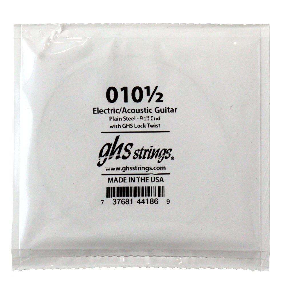 GHS газ 010 1/2 Singles Plain Steel Strings.0105 гитара для роза струна гитара струна продажа по отдельности 