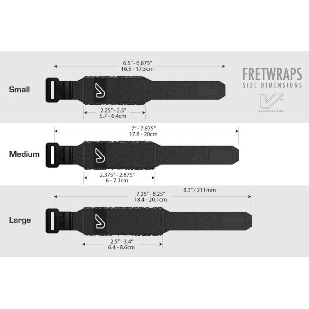 Gruv Gear フレットラップ FW1-MKH-MD FretWraps Matt Kiichi Heafy Signature 1-Pack ミディアム 5弦ベース/6弦クラシックギター用_画像2