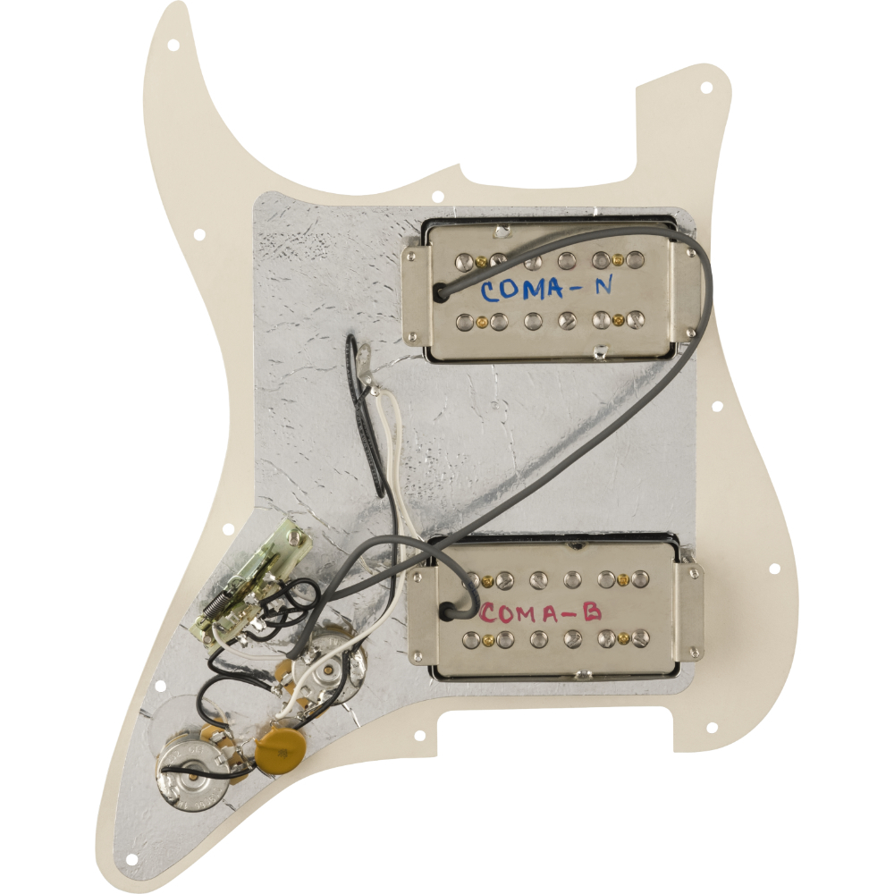 Fender フェンダー Custom ML CuNiFe Wide-Range Humbucker Pre-Wired Stratocaster Pickguard 配線済みピックアップアッセンブリー_画像2